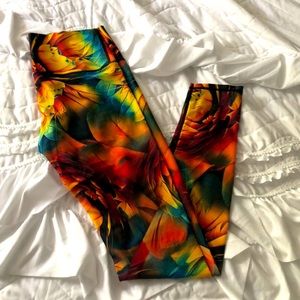 Bird of Paradise Yoga Democracy Leggings L